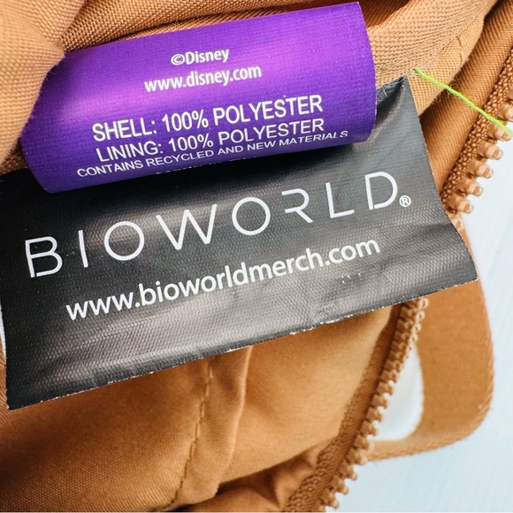 Disney Stitch Bioworld Floral Beige Crossbody Bag - Picture 8 of 11